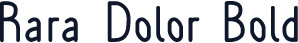 Rara Dolor Bold