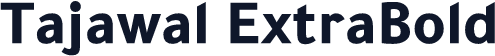 Tajawal ExtraBold