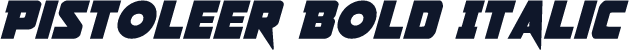 Pistoleer Bold Italic
