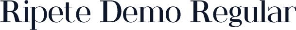Ripete Demo Regular