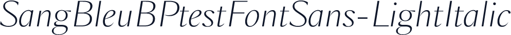 SangBleuBPtestFontSans-LightItalic