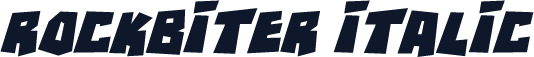 RockBiter Italic