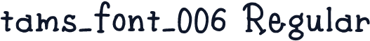 tams_font_006 Regular