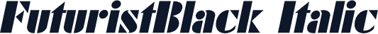 FuturistBlack Italic