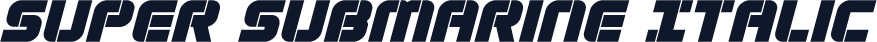 Super Submarine Italic
