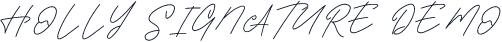 HOLLY SIGNATURE DEMO