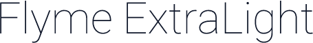 Flyme ExtraLight