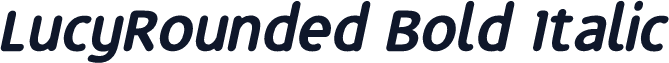 LucyRounded Bold Italic