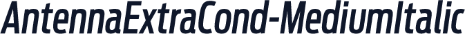 AntennaExtraCond-MediumItalic