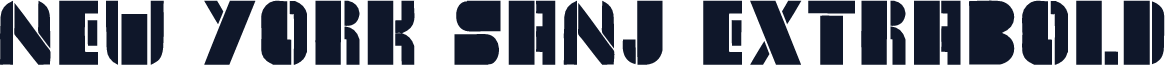 New York Sanj ExtraBold