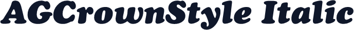 AGCrownStyle Italic