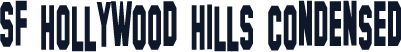 SF Hollywood Hills Condensed
