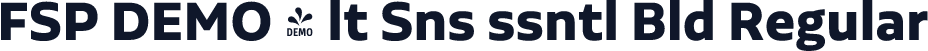 FSP DEMO - lt Sns ssntl Bld Regular