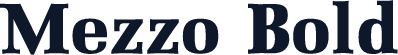Mezzo Bold