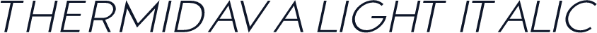 Thermidava Light Italic