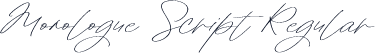 Monologue Script Regular