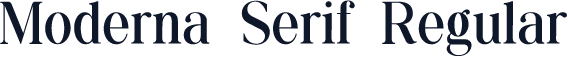 Moderna Serif Regular