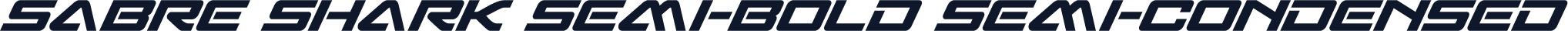 Sabre Shark Semi-Bold Semi-Condensed