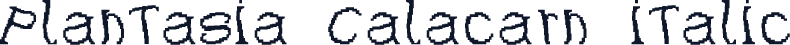 Plantasia Calacarn italic