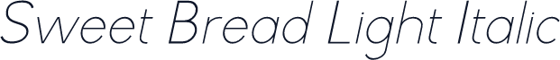 Sweet Bread Light Italic
