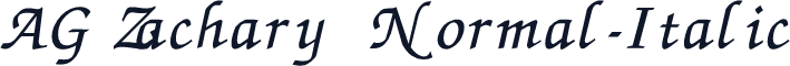 AG Zachary Normal-Italic