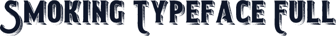 Smoking Typeface Full
