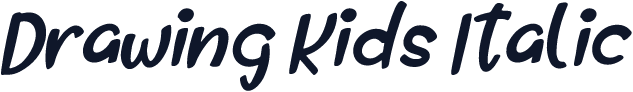 Drawing Kids Italic