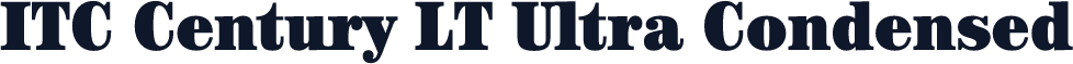 ITC Century LT Ultra Condensed