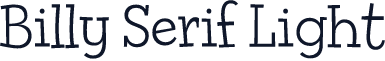 Billy Serif Light