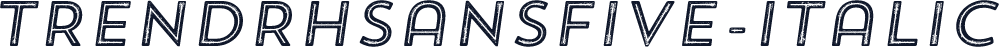 TrendRhSansFive-Italic