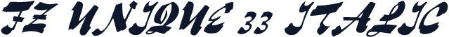 FZ UNIQUE 33 ITALIC