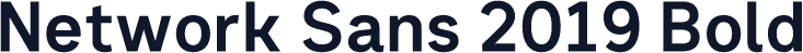 Network Sans 2019 Bold