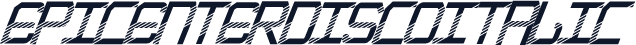 EpicenterDiscoItalic