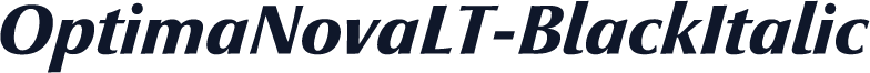 OptimaNovaLT-BlackItalic