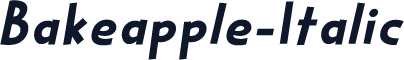 Bakeapple-Italic