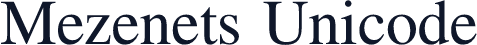 Mezenets Unicode