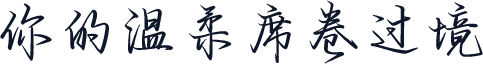 你的温柔席卷过境