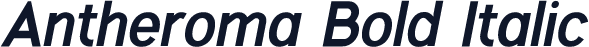 Antheroma Bold Italic