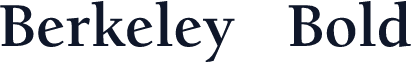 Berkeley   Bold
