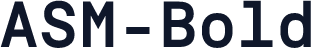 ☞ASM-Bold