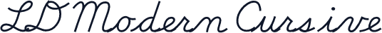 LD Modern Cursive