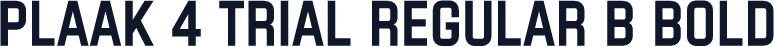 Plaak 4 Trial Regular B Bold