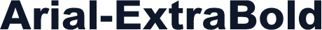 Arial-ExtraBold