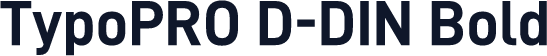 TypoPRO D-DIN Bold