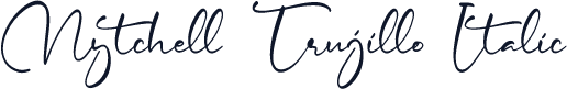 Mytchell Trujillo Italic