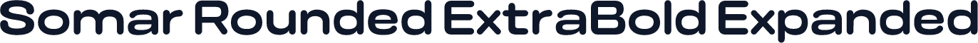 Somar Rounded ExtraBold Expanded