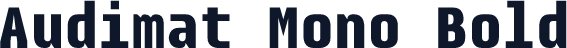 Audimat Mono Bold