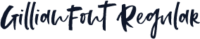 GillianFont Regular