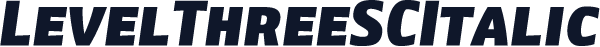 ☞LevelThreeSCItalic