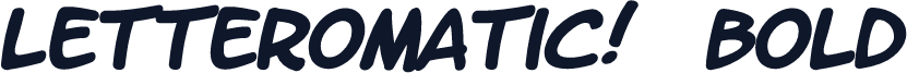 LetterOMatic!  Bold